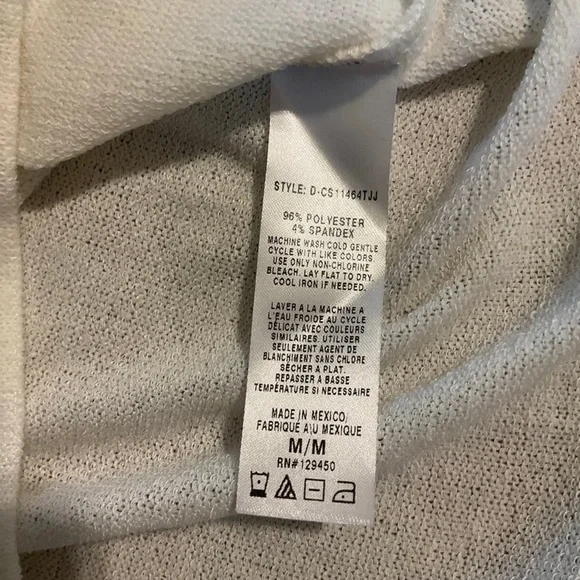 Como Vintage cream puff sleeve, crew neck sweater, M, NWT! - Picture 6 of 6